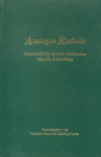 Enlarge image Cover: Analogon Rationis - University of Alberta Press
