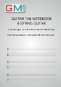Cover: Guitar Tab Notebook - 6 string guitar - Guitar & Music Online Learning Ltd.