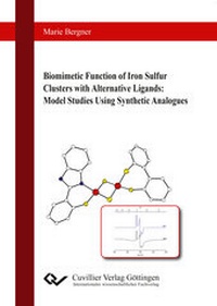 Abbildung von: Biomimetic Function of Iron Sulfur Clusters with Alternative Ligands - Cuvillier Verlag