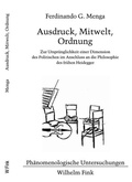 Cover: Ausdruck, Mitwelt, Ordnung - Brill Deutschland