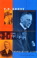Cover: F.P. Grove in Europe and Canada - University of Alberta Press