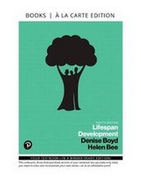 Enlarge image Cover: Lifespan Development -- Loose-Leaf Edition - Pearson