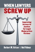 Cover: When Lawyers Screw Up - University Press of Kansas