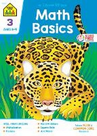 Enlarge image Cover: School Zone Math Basics Grade 3 Workbook - School Zone
