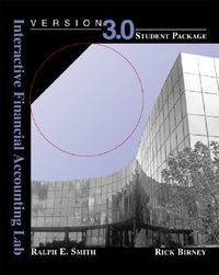 Enlarge image Cover: Interactive Financial Accounting Lab: WITH Student CD ROM AND Student Manual, Version 3.0 Package - McGraw Hill Higher Education