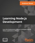 Cover: Learning Node.js Development - Packt Publishing