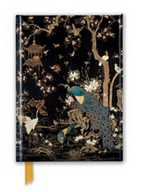 Abbildung von: Premium Notizbuch DIN A5: Ashmolean Museum, Bestickter Wandbehang mit Pfau - Flame Tree Publishing
