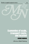 Cover: Economies of Scale, Transport Costs and Location - Springer