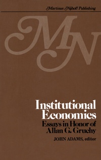 Abbildung von: Institutional Economics - Kluwer Academic Publishers