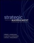 Cover: Strategic Management of Technology and Innovation - McGraw-Hill Professional