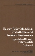 Cover: Energy Policy Modeling: United States and Canadian Experiences - Springer
