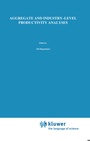 Cover: Aggregate and Industry-Level Productivity Analyses - Springer