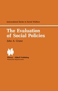 Cover: The Evaluation of Social Policies - Kluwer Academic Publishers