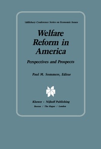 Abbildung von: Welfare Reform in America - Kluwer Academic Publishers