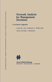 Enlarge image Cover: Network Analysis for Management Decisions - Springer