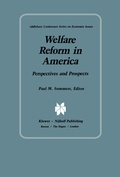 Cover: Welfare Reform in America - Springer