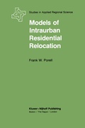 Cover: Models of Intraurban Residential Relocation - Springer