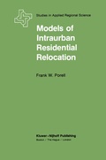 Cover: Models of Intraurban Residential Relocation - Springer