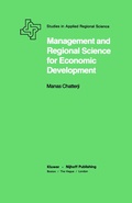 Cover: Management and Regional Science for Economic Development - Springer