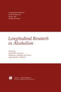 Cover: Longitudinal Research in Alcoholism - Springer