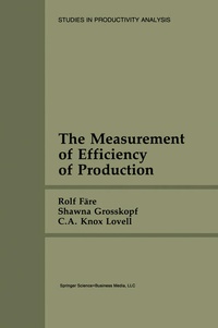 Enlarge image Cover: The Measurement of Efficiency of Production - Springer