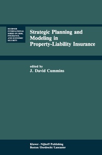 Enlarge image Cover: Strategic Planning and Modeling in Property-Liability Insurance - Springer
