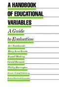 Cover: A Handbook of Educational Variables - Kluwer Academic Publishers