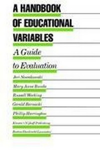 Enlarge image Cover: A Handbook of Educational Variables - Kluwer Academic Publishers