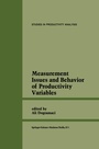 Cover: Measurement Issues and Behavior of Productivity Variables - Springer