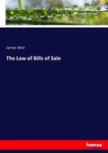 Cover: The Law of Bills of Sale - Hansebooks
