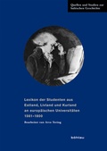 Cover: Lexikon der Studenten aus Estland, Livland und Kurland an europ&auml;ischen Universit&auml;ten 1561-1800 - B&ouml;hlau