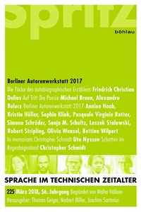 Abbildung von: Berliner Autorenwerkstatt 2017 - Böhlau