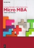 Cover: Micro MBA - De Gruyter