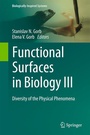 Cover: Functional Surfaces in Biology III - Springer