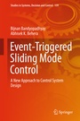 Cover: Event-Triggered Sliding Mode Control - Springer