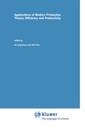 Cover: Applications of Modern Production Theory - Kluwer Academic Publishers