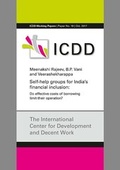 Cover: Self-help groups for India's financial inclusion - Kassel University Press