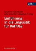 Cover: Einf&uuml;hrung in die Linguistik f&uuml;r DaF/DaZ - UTB