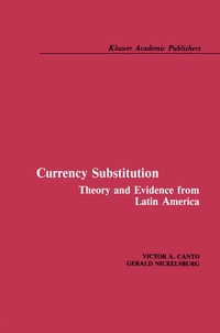 Enlarge image Cover: Currency Substitution - Springer