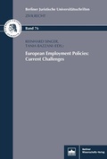 Cover: European Employment Policies: Current Challenges - Berliner Wissenschafts-Verlag