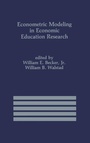 Cover: Econometric Modeling in Economic Education Research - Kluwer Academic Publishers