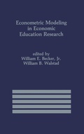 Cover: Econometric Modeling in Economic Education Research - Kluwer Academic Publishers