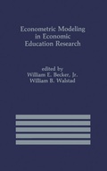 Cover: Econometric Modeling in Economic Education Research - Springer