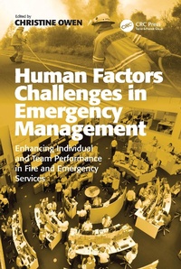 Enlarge image Cover: Human Factors Challenges in Emergency Management - CRC Press