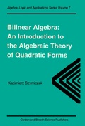 Cover: Bilinear Algebra - Routledge