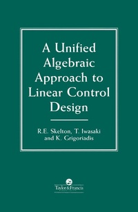 Enlarge image Cover: A Unified Algebraic Approach To Control Design - Routledge