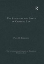 Cover: The Structure and Limits of Criminal Law - Routledge