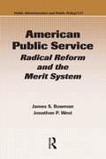 Cover: American Public Service - Routledge