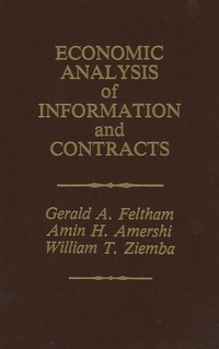 Enlarge image Cover: Economic Analysis of Information and Contracts - Springer