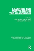 Cover: Learning and Motivation in the Classroom - Routledge